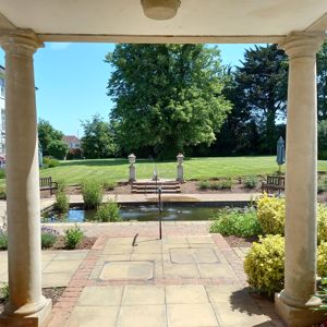 Gardens and Pond- click for photo gallery